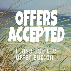 Reasonable offers accepted